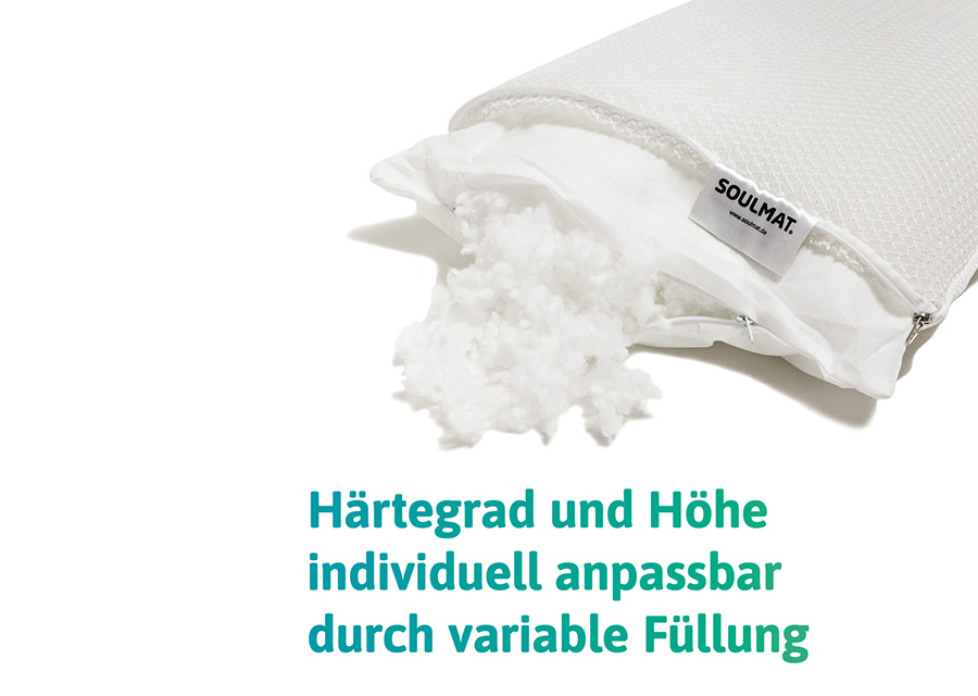 Härteverstellbares Kissen